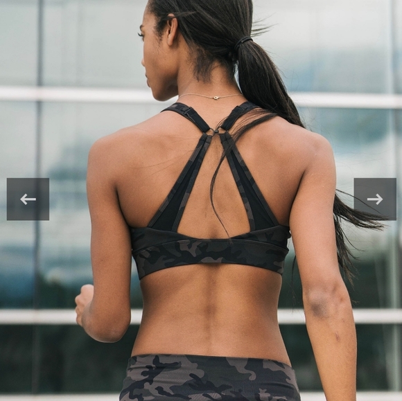 Zyia Forest Camo Adjustable Mesh Bra - Picture 2 of 11